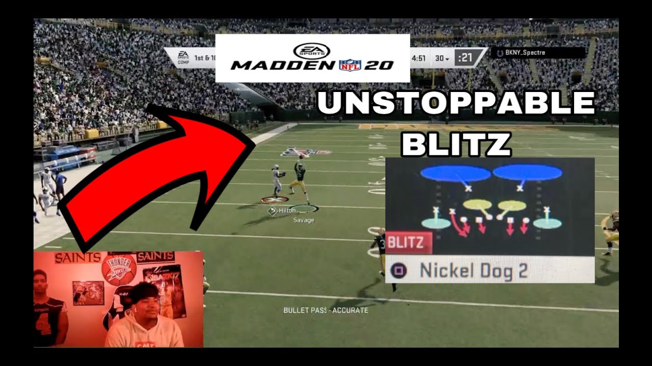 MADDEN 20- UNSTOPPABLE BLITZ. ‼️THAT I USED TO FORCE RAGE QUITS. 😈WE HAD 3 PICS ON 3 DRIVES🔐🔐