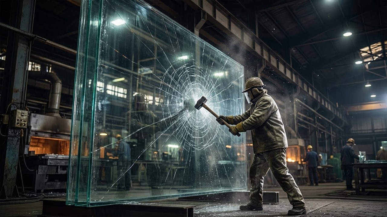 How Glass Windows Are Made - Inside a Glass Factory