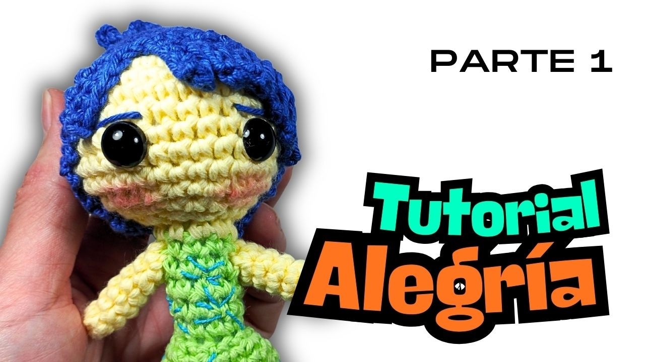 ALEGRÍA Parte 1 Tutorial amigurumi, cómo tejer paso a paso #amigurumi #crochet #comotejer