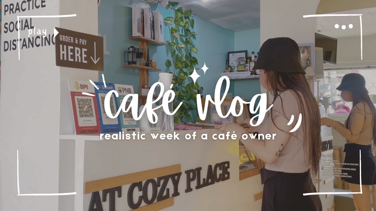 realistic week in a life of a café owner in the philippines: making of orders — 13 hrs duty everyday