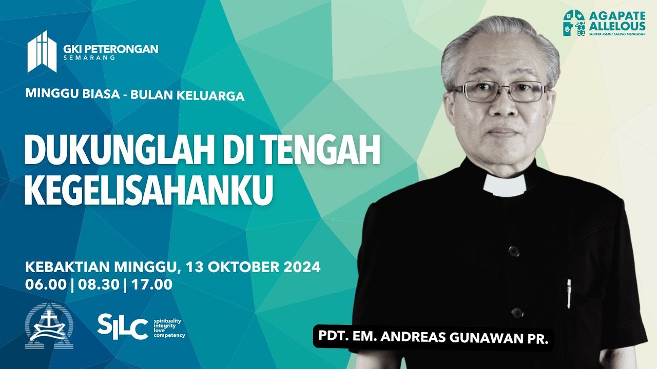 Dukunglah di Tengah Kegelisahanku - Ibadah Minggu (Pagi 1)
