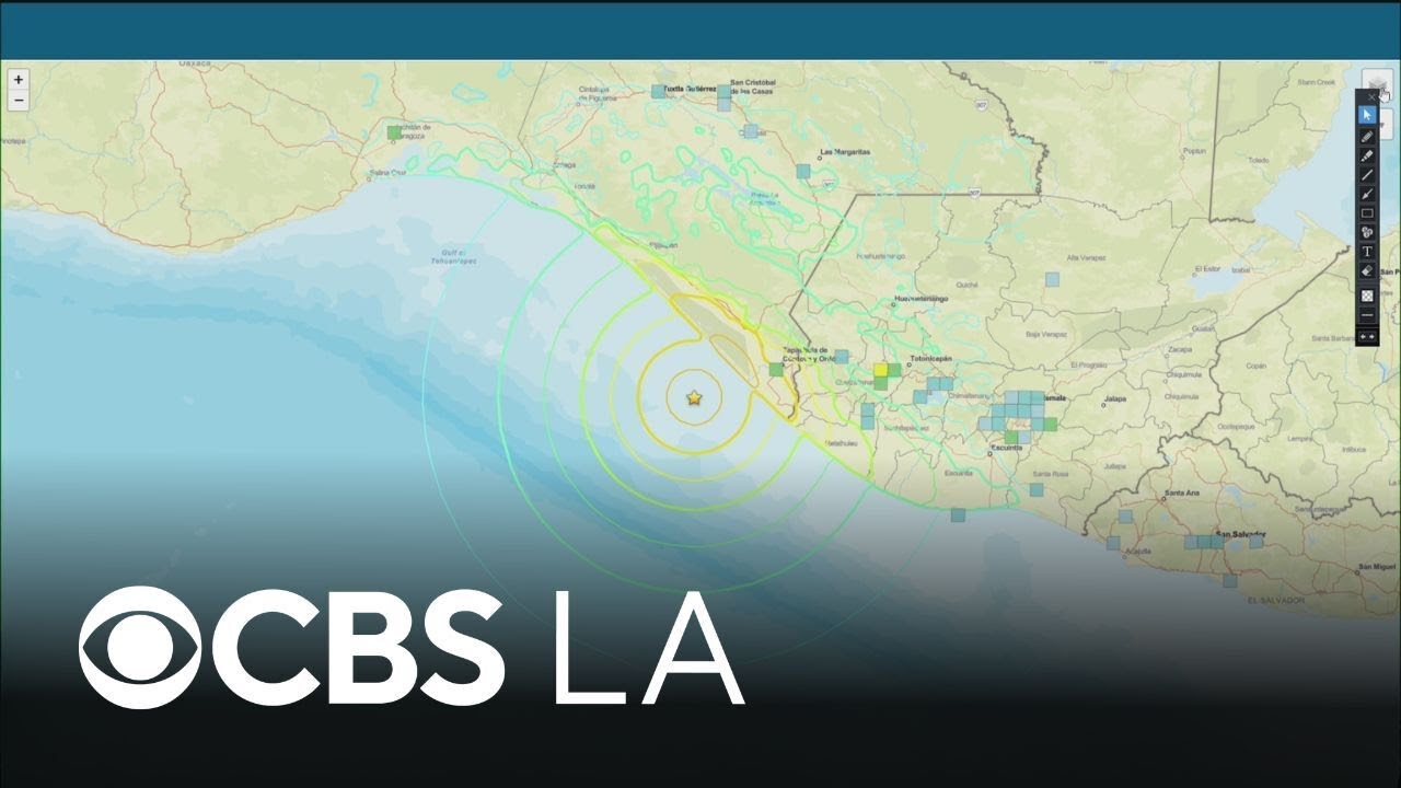Series of earthquakes strike coast of Mexico, Guatemala