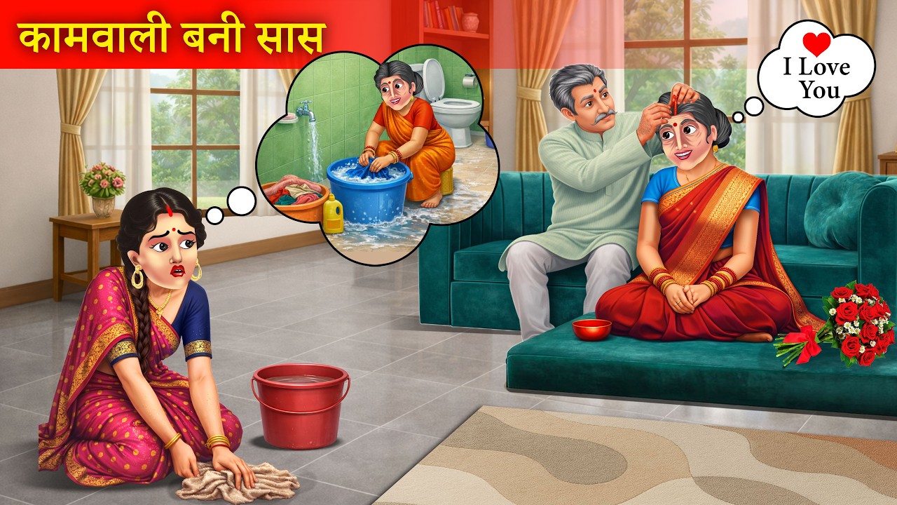 कामवाली बनी सास | Kamwali Bani Saas | Saas Vs Bahu | Hindi Kahaniyan |