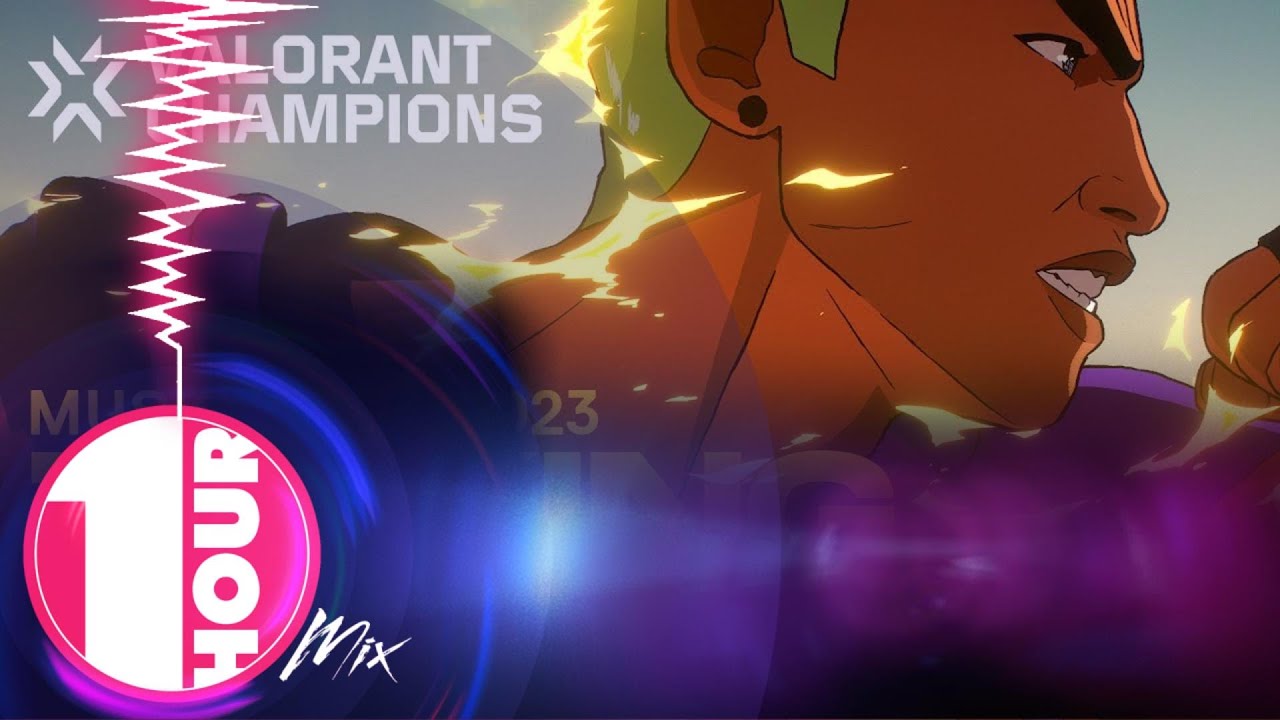 1HourMix  - Ticking Away ft. Grabbitz & bbno$ (Official Music ) // VALORANT Champions 2023 Anthem