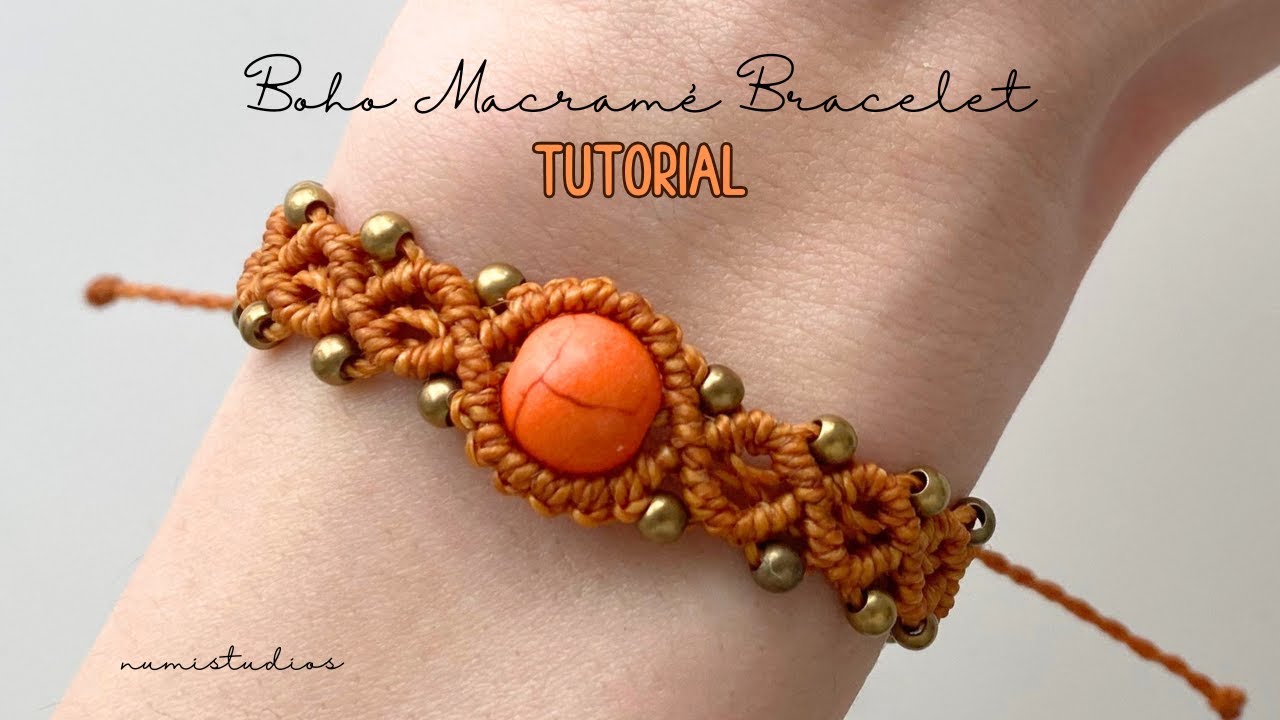 DIY Macrame Bracelet | Boho Style Handmade Bracelet Tutorial