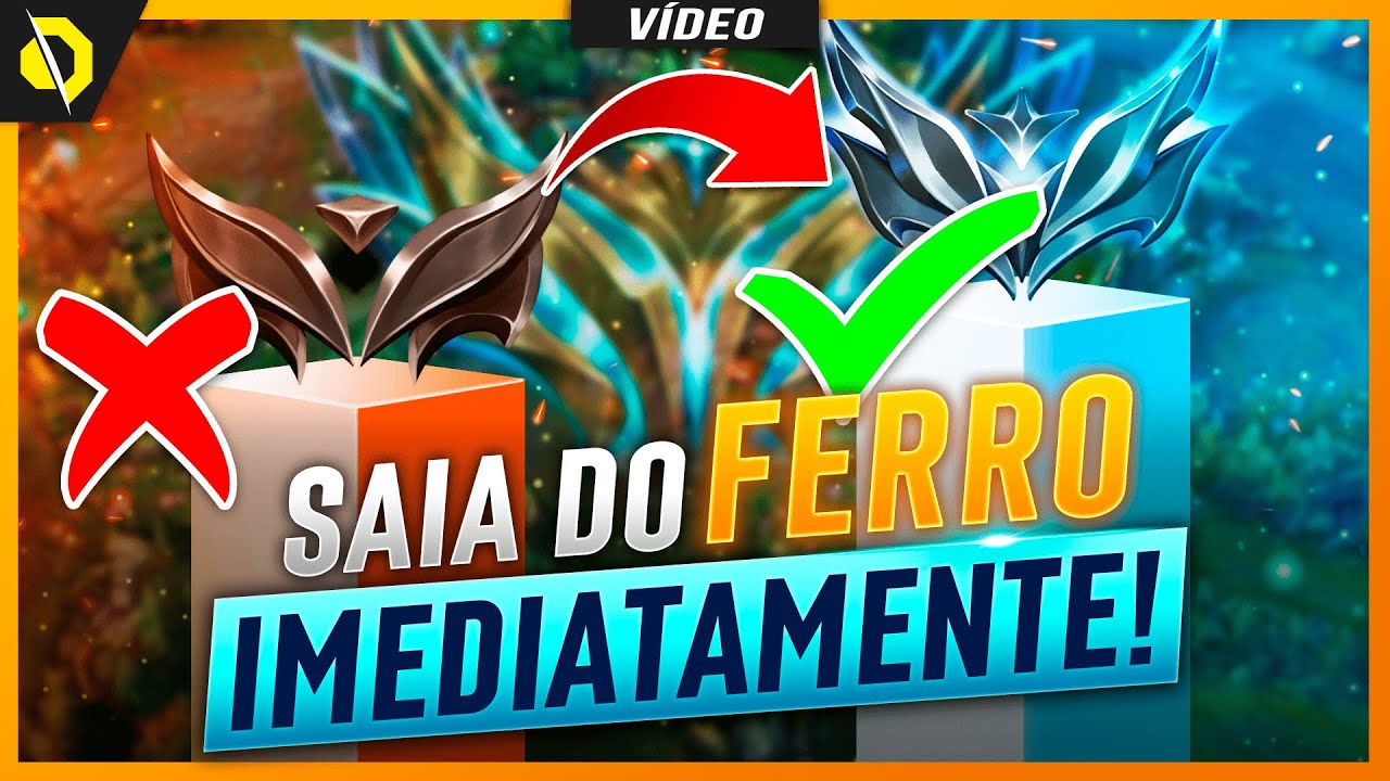 DESCUBRA COMO SAIR do FERRO no LOL! (S&eacute;rie do Ferro ao Desafiante)
