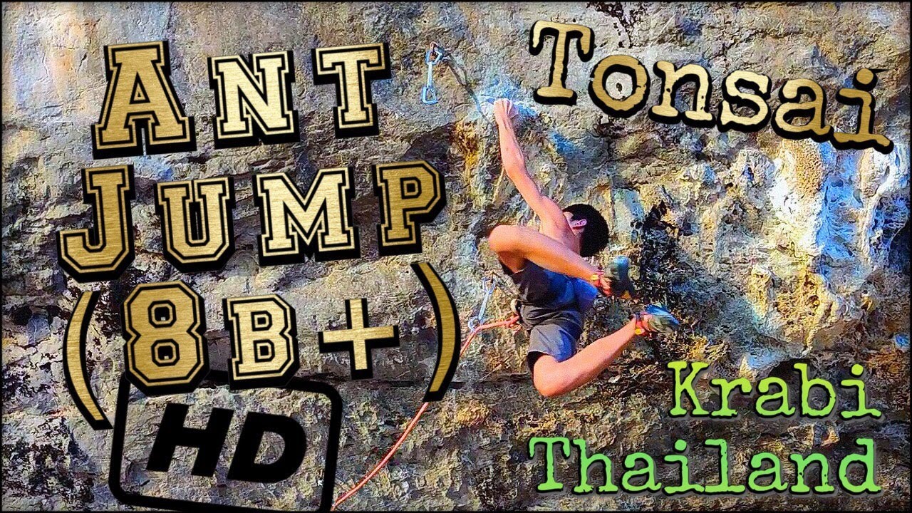 Ant Jump (8b+)... aka: Korea Forever... Tonsai Beach... Krabi Thailand