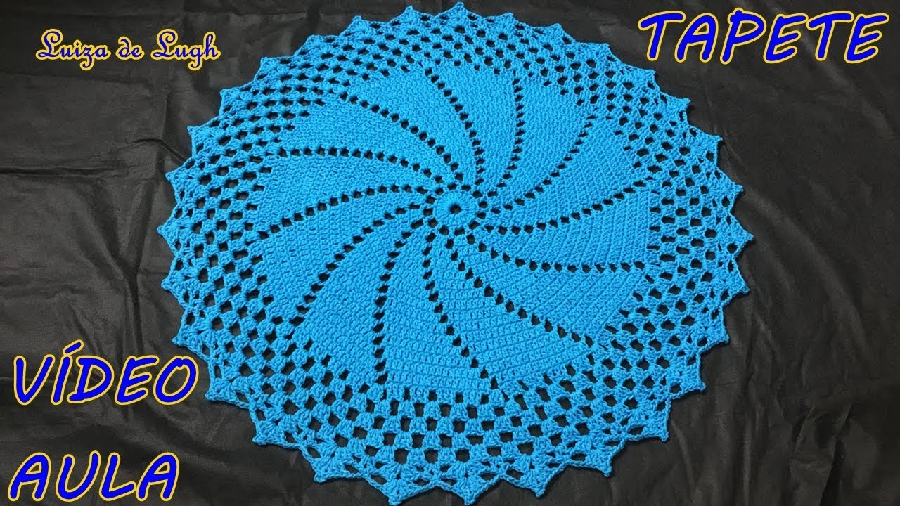 TAPETE HORTÊNCIA (RÁPIDO/FÁCIL) # Luiza de Lugh