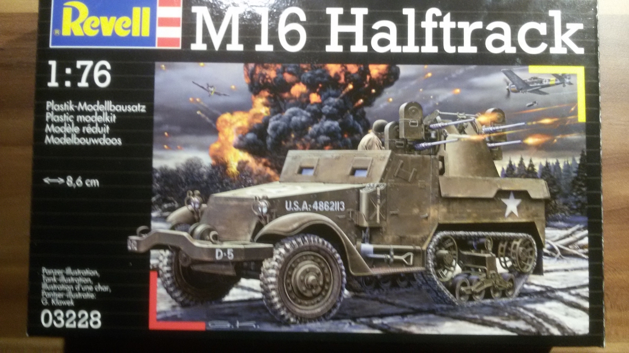 Baubericht Revell M16 Halftrack in 1:76 | GB 