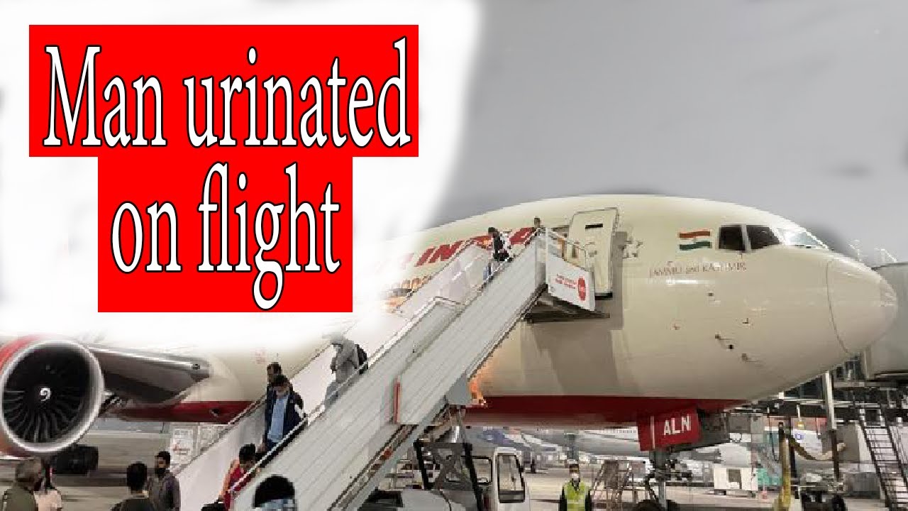 man urinated on passenger