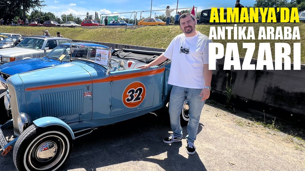 ALMANYA'DA ANTİKA ARABA PAZARI BULDUM !