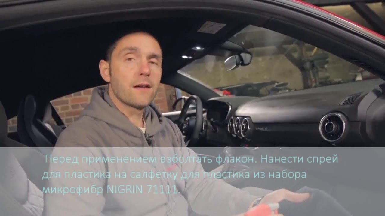NIGRIN 73894 Спрей для пластика с ароматом апельсина - 400 мл.