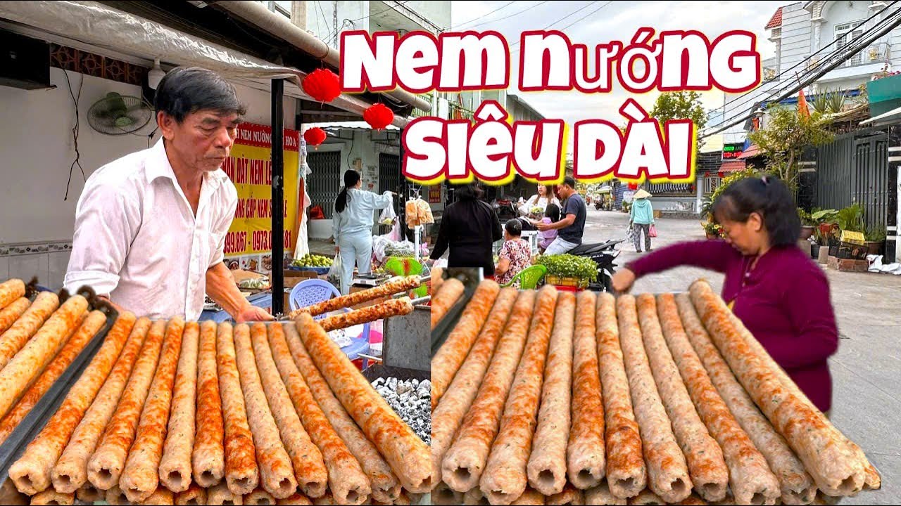 Sài Gòn xuất hiện lò nem nướng độc lạ, anh chủ chế ra cái máy quá hay  I meanmechoi