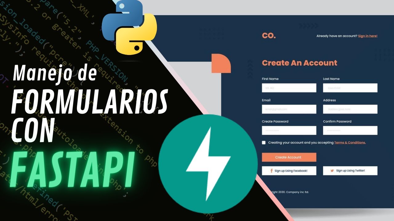 Enviar datos de FORMULARIOS en FASTAPI - Proyecto practico con FASTAPI
