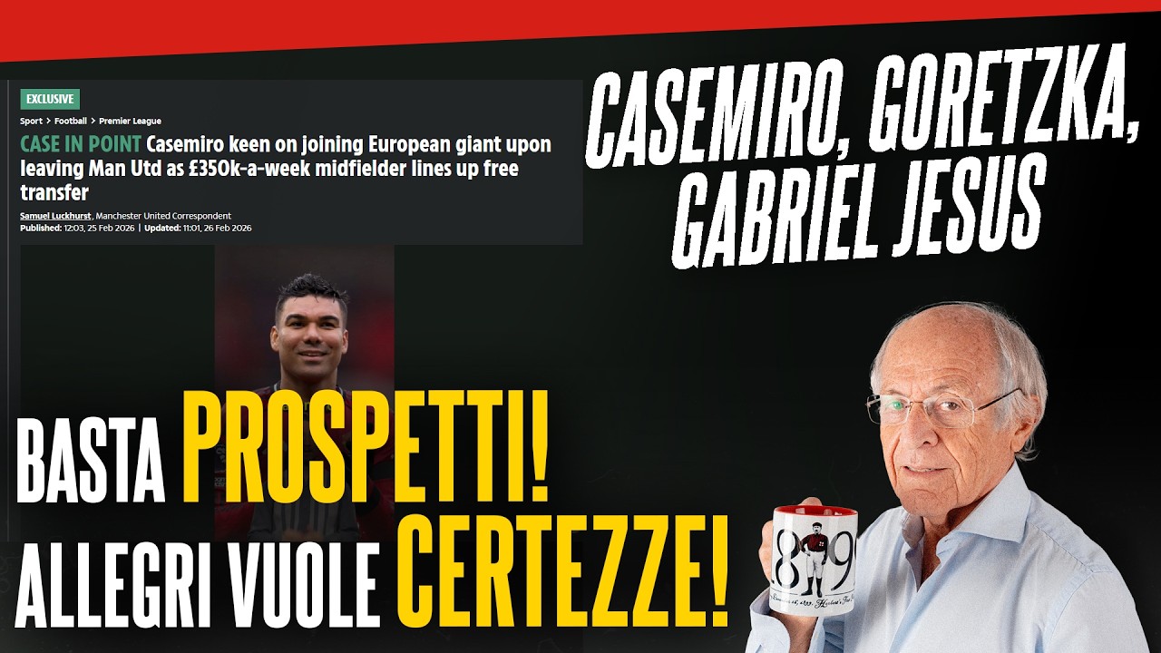 GRANDI NOMI! Squadra DA COPPA! Capiremo tante cose!  GABBIA OUT