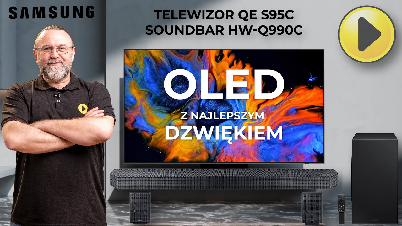 Telewizor Samsung OLED QE S95C i soundbar HW-Q990C | Poradnik