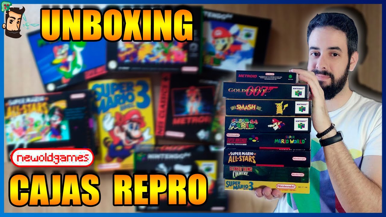 UNBOXING | Cajas REPRO idénticas a las ORIGINALES | NES | SNES | N64 | GBA