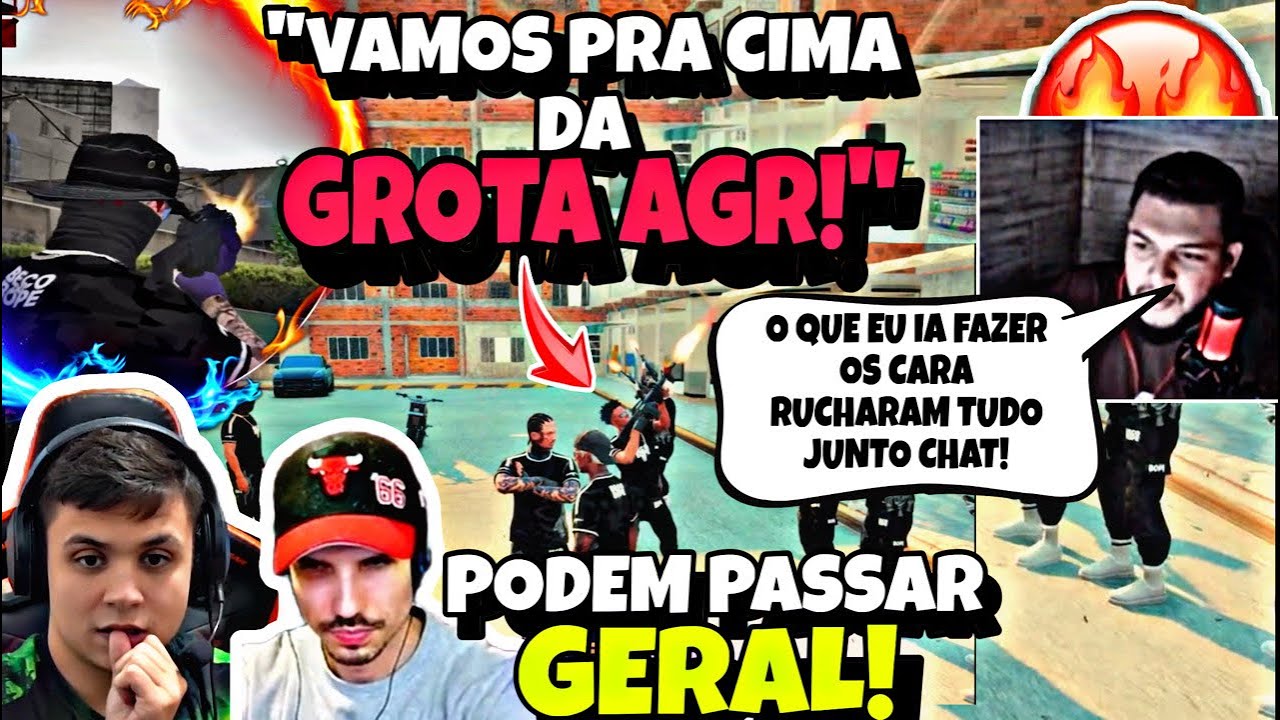 E AGORA?😱NOVO BOPE X GROTA! PAULINHO MANDOU O NOVO BOPE SUBIR O MORRO DA GROTA e MAT@R GERAL! GTA RP