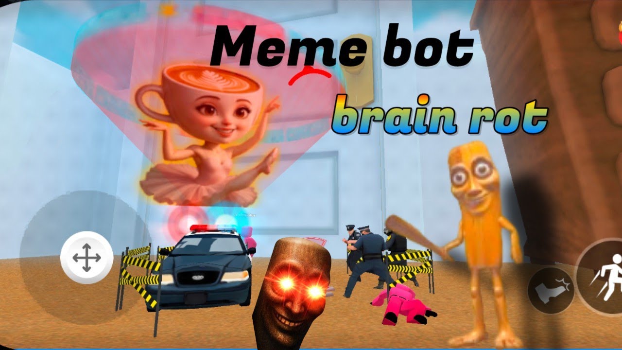 Meme Bots Brainrot Chase Rooms | Meme Bot Full Gameplay