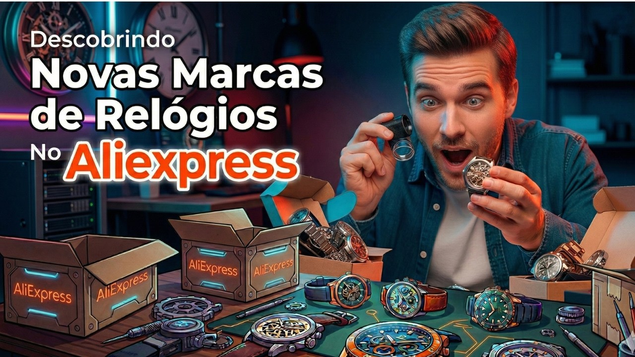 Relógios do Aliexpress Fora do Radar de (quase) Todo Mundo