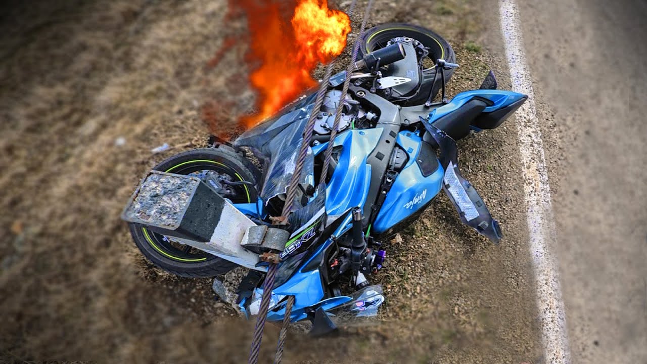 მოტო ავარია - რატომ დაიმტვრა Kawasaki ZX6r