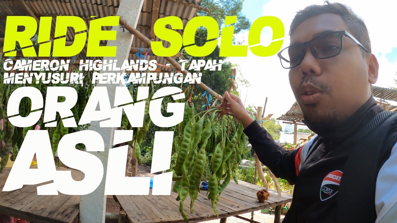 #13 | Ride Solo Perkampungan Orang Asli Jalan Cameron Highlands - Tapah | #YoutuberOrangAsli