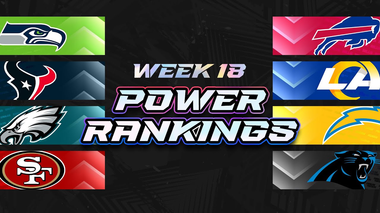 NFL Week 18 Power Rankings