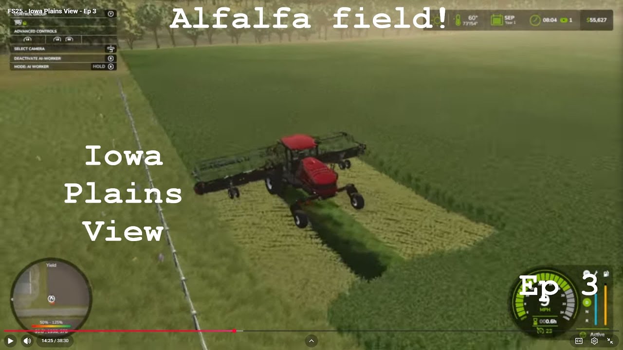 Alfalfa Field! - FS25 - Iowa Plains View - Ep 3