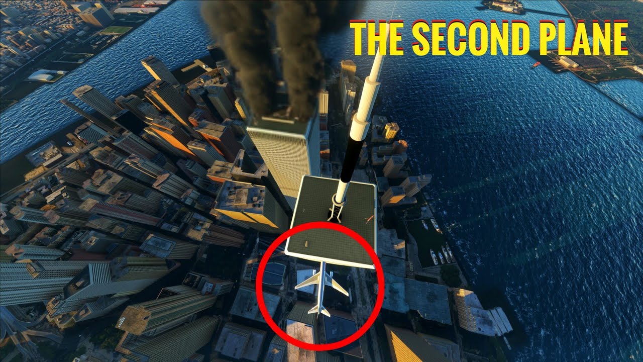 9-11 Aerial Camera Reconstruction | The Second Flight | Microsoft Flight Simulator | 4K UHD