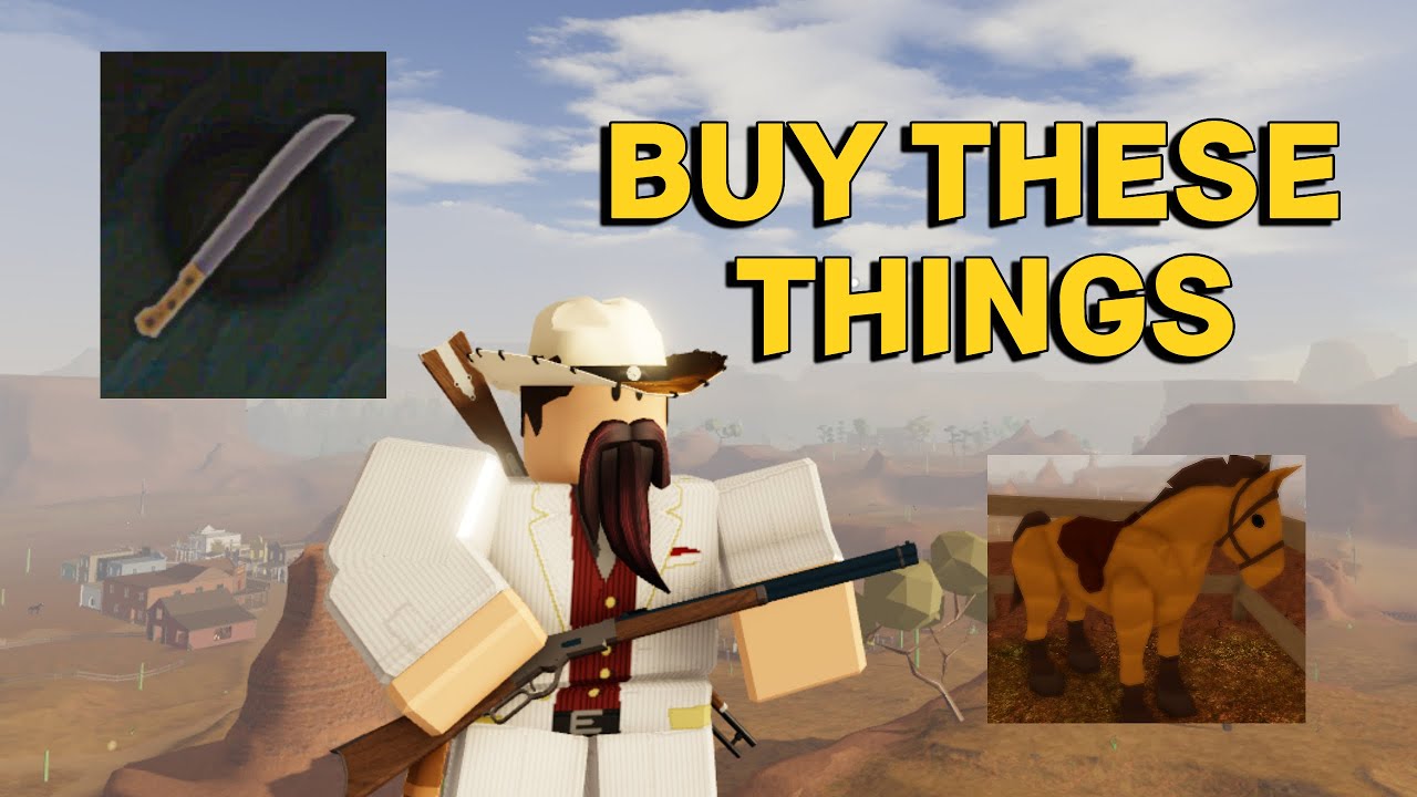 Five items that a beginner should get | Roblox Westbound