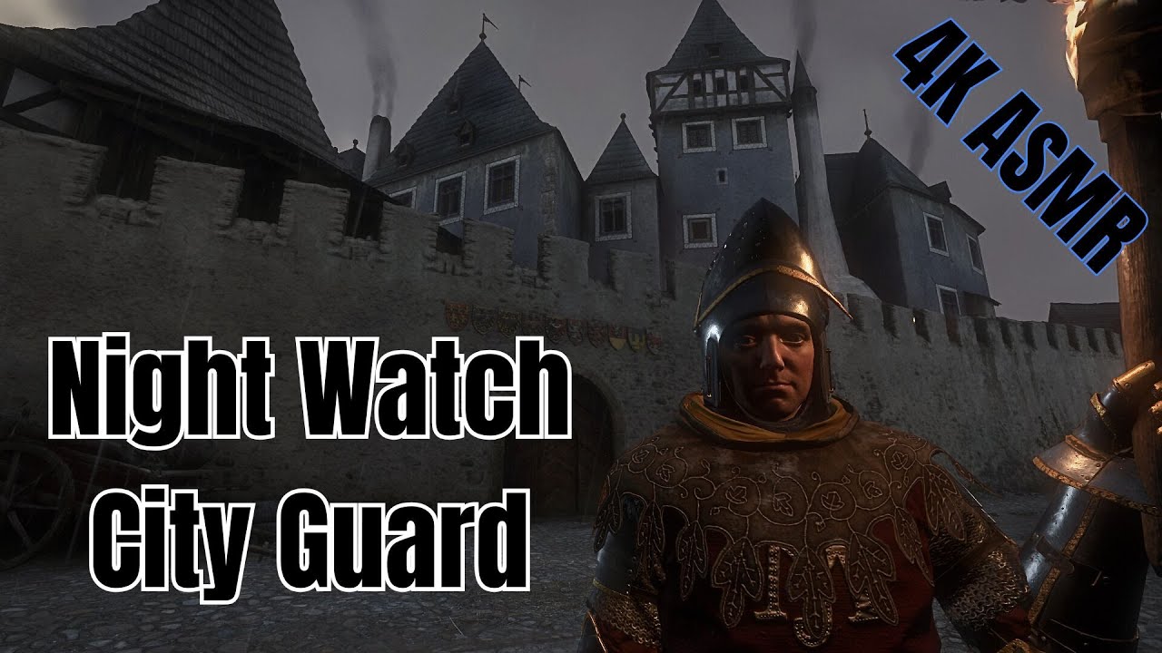 Night Watch in Kuttenberg: Immersive Guard Patrol | Relaxing Video | Kingdom Come 2 [4K ASMR]