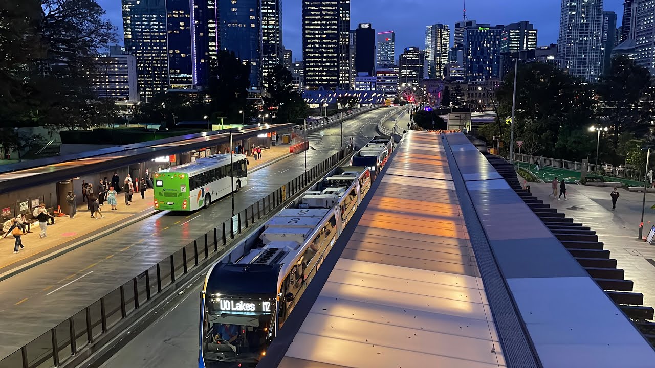 M1 first day of operation and Buranda station opening