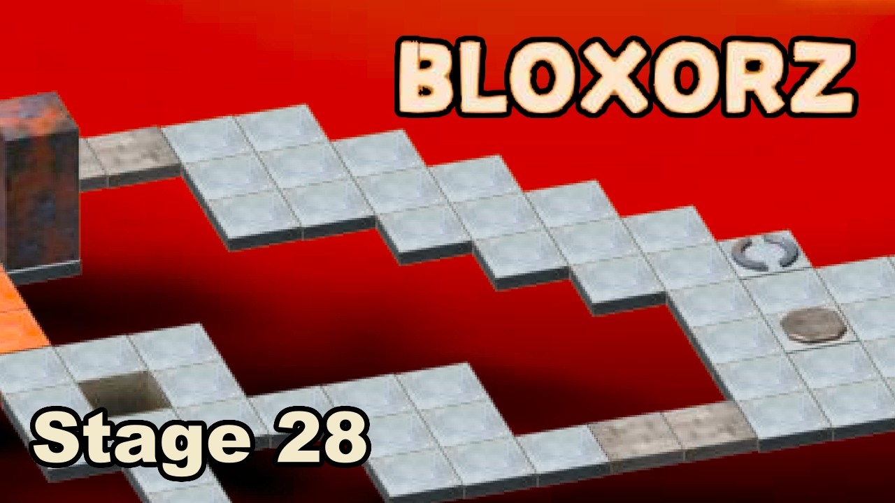 Bloxorz &ndash; Stage 28 Walkthrough