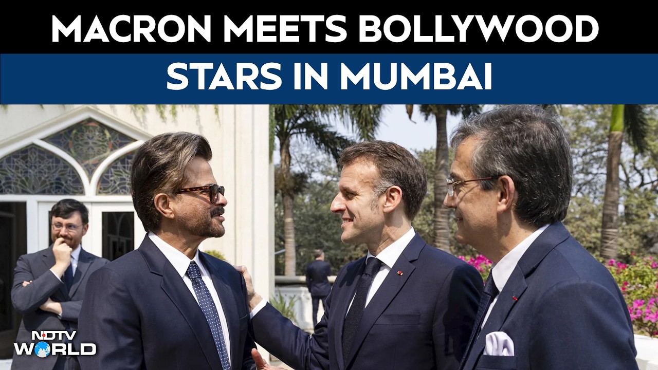 Macron Meets Bollywood Stars In Mumbai, France Woos Indian Film Industry