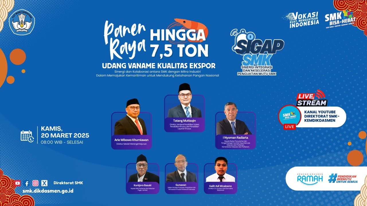 Panen Raya Udang Vaname Hingga 7.5 Ton