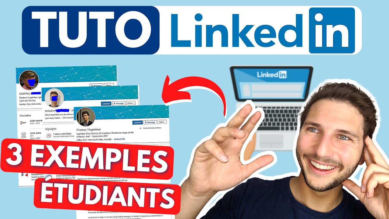 Comment Faire Un Bon PROFIL LINKEDIN Étudiant ? (tuto ingénieur 2023)