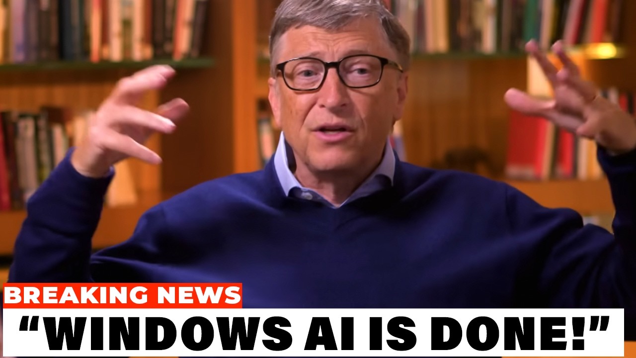 Bill Gates FREAKS OUT As Windows 11 Copilot AI BACKFIRES..