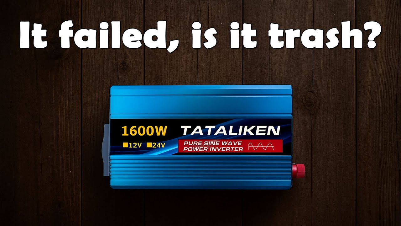 TATALIKE 1600 Вт | НЕИСПРАВНЫЙ | Инвертор с чистой синусоидой
