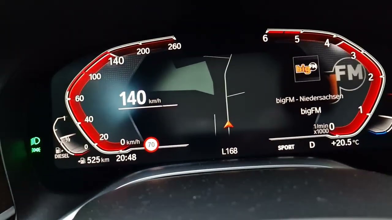 BMW G11 750d 400ps Facelift Beschleunigung 0-190