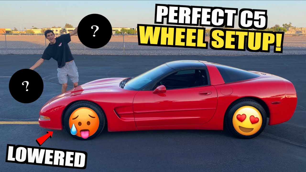 New Wheels and $0 Lowering Mod For YOUR C5 Corvette!