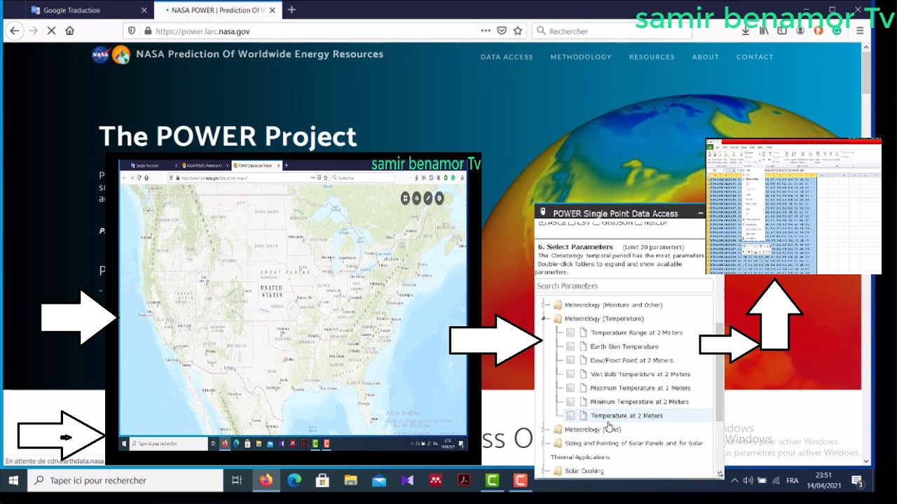 Télécharger les données climatiques historiques et conversion d'un fichier CSV en format EXCEL