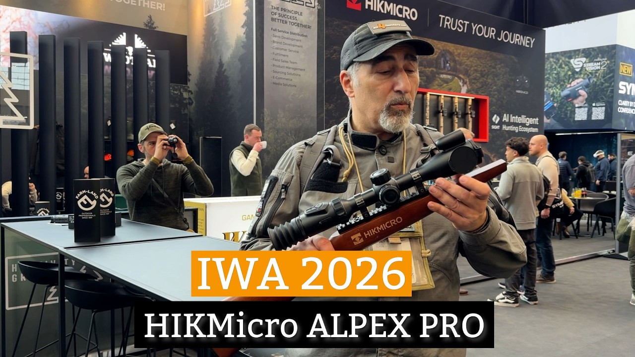 HIKmicro Alpex Pro, усовершенствованный цифровой оптический прицел для винтовки.