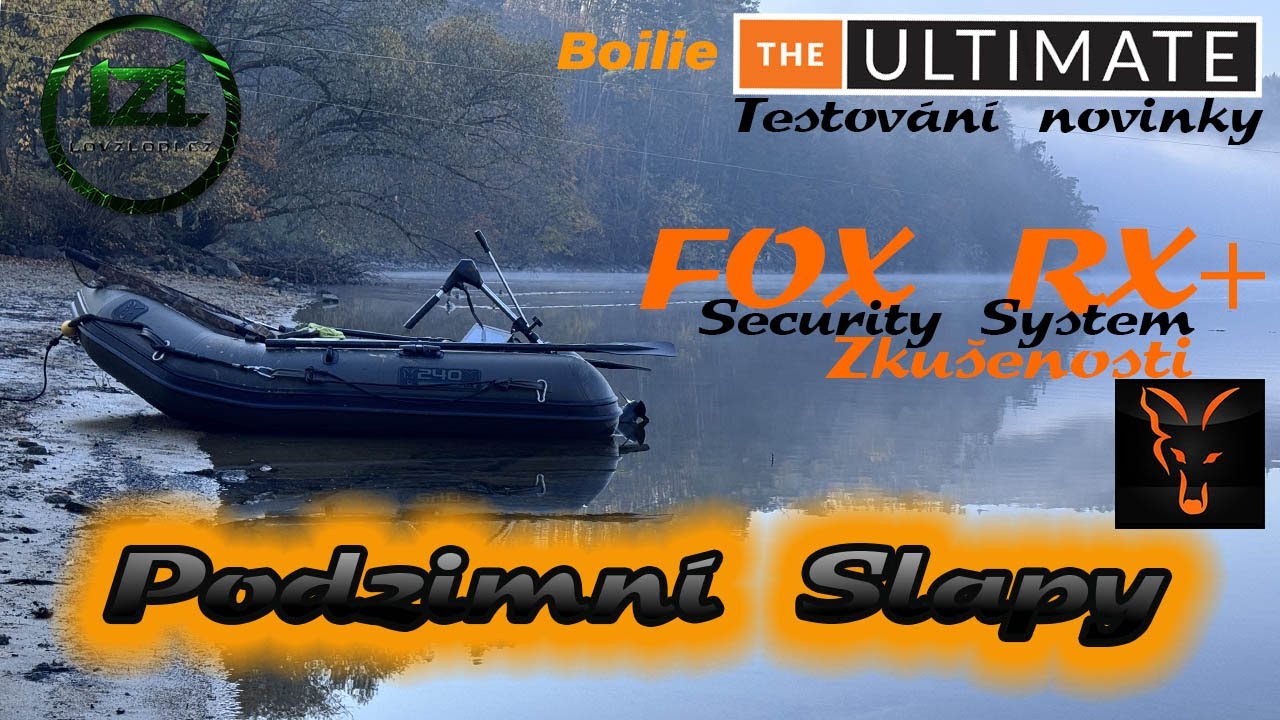 Slapská přehrada // Boilie The Ultimate, test novinky 2026 // Zkušenosti s Fox RX Security system.