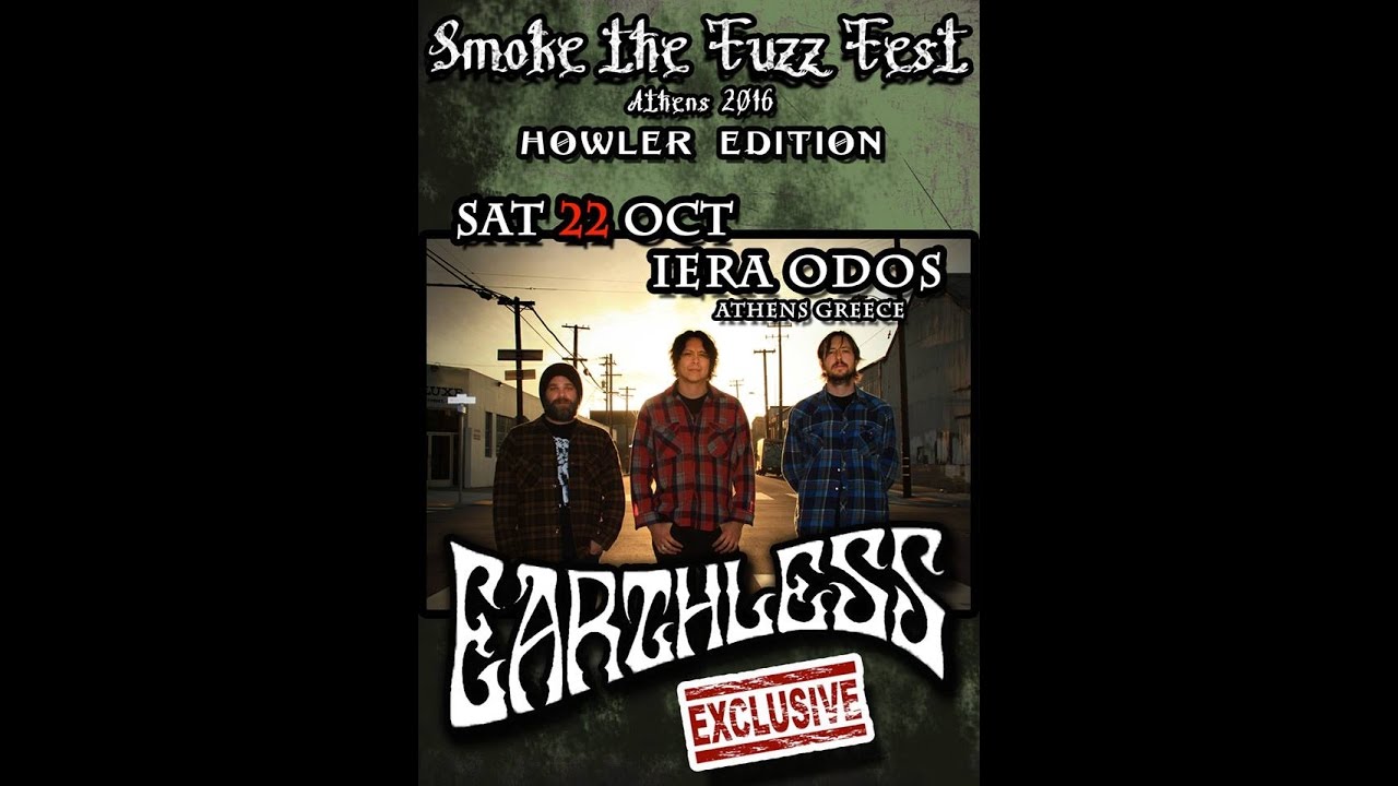 Earthless - Smoke The Fuzz Fest (Full Set) @Iera Odos, Athens 22/10/2016