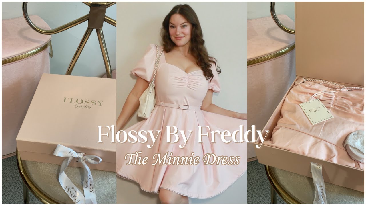 FLOSSYBYFREDDY Unboxing & Try On// The Minnie Dress 🎀