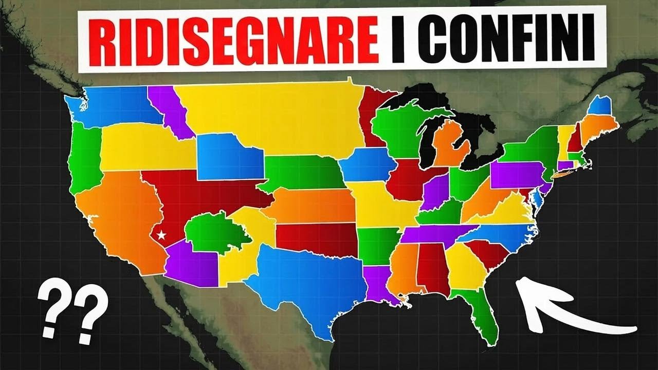 Ridisegniamo i confini degli Stati Uniti: ecco come avrebbero più senso