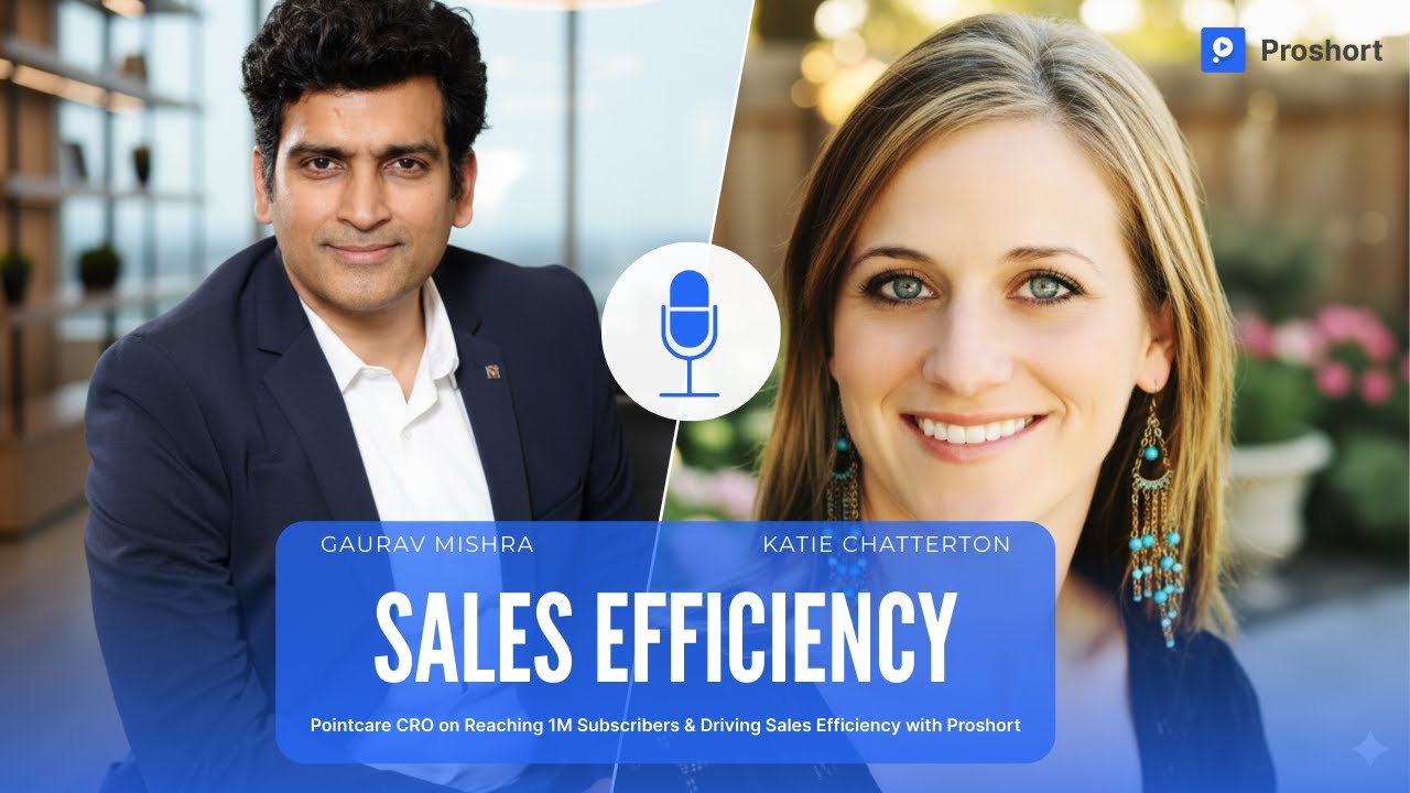 Pointcare CRO on Reaching 1M Subscribers & Driving Sales Efficiency with Proshort.ai