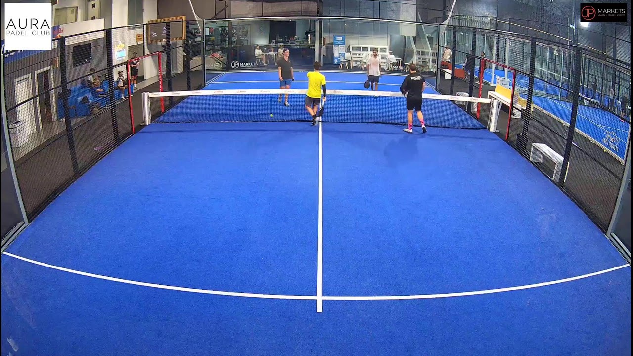 Aura Padel Club - Centre Court - JP Markets - shareef & noah VS jarred & jordan