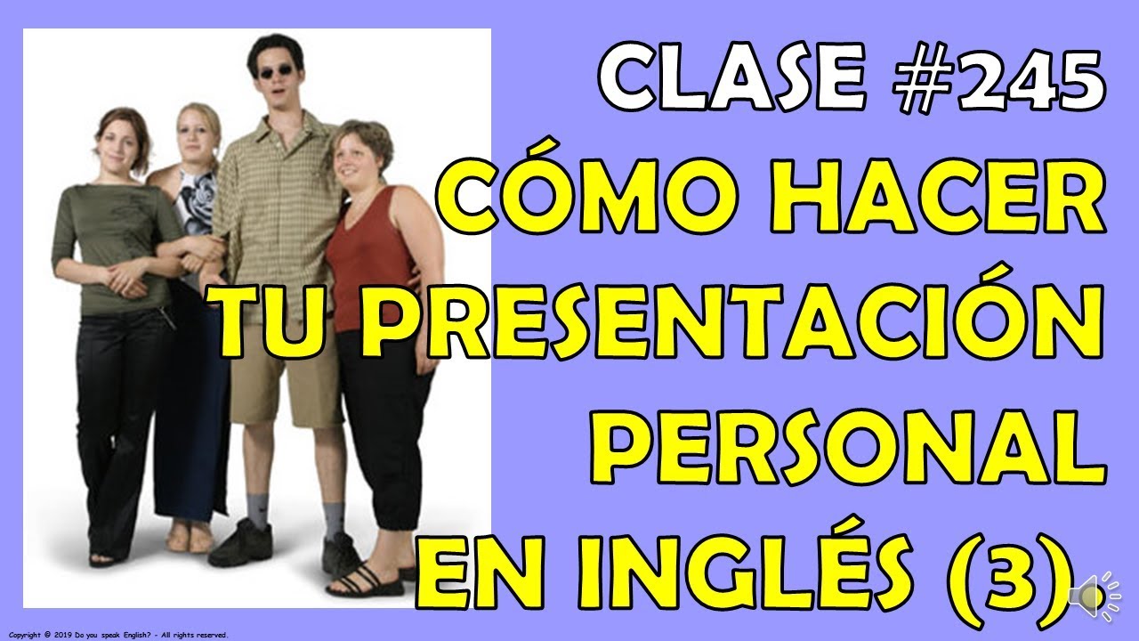 LA INFORMACION PERSONAL EN INGLÉS  / PERSONAL INFORMATION
