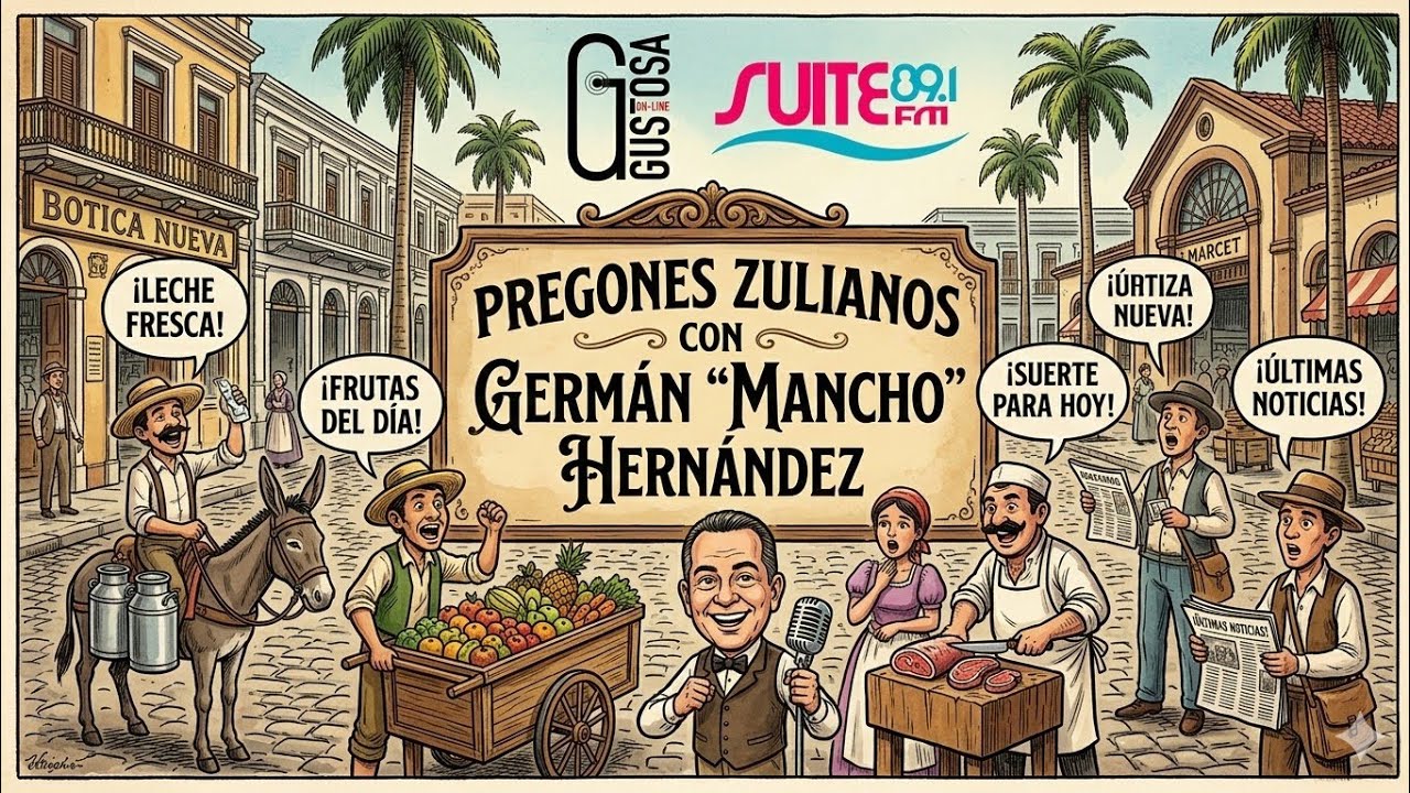 Transmisión en vivo PREGONES ZULIANOS.- GUSTOSA ON LINE (Martes 03/03/2026)